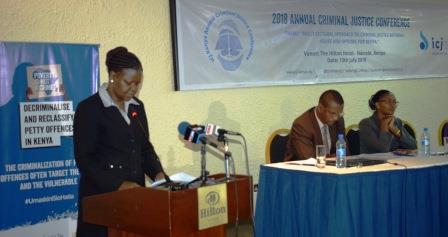 Principal Judge of the High Court of Kenya Lady Justice Lydia Achode making remarks during the Conference2