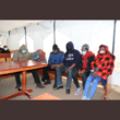 The six suspects at the Milimani Law Courts. Photo Credits: DPP Twitter Page