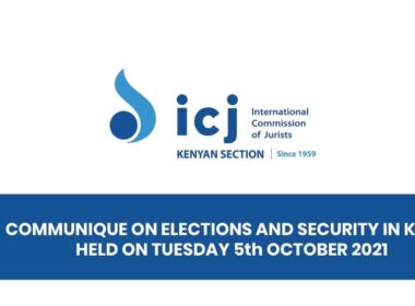 Communique on Security and Elections