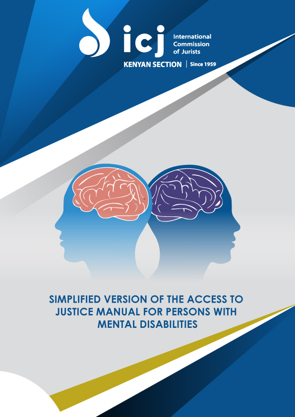 Simplified Version Of The Access To Justice Manual For Persons With Mental Disabilities